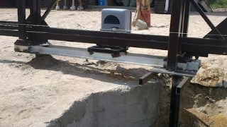 Купить сваи для ворот в Соликамск. Заказать ворота на сваях под ключ от 21458 руб